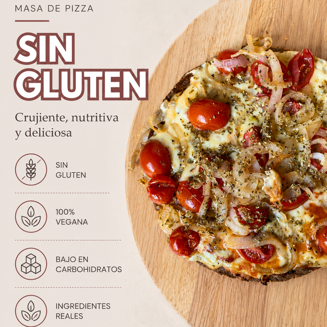Masa de Pizza sin gluten 2 discos (300 grs.)