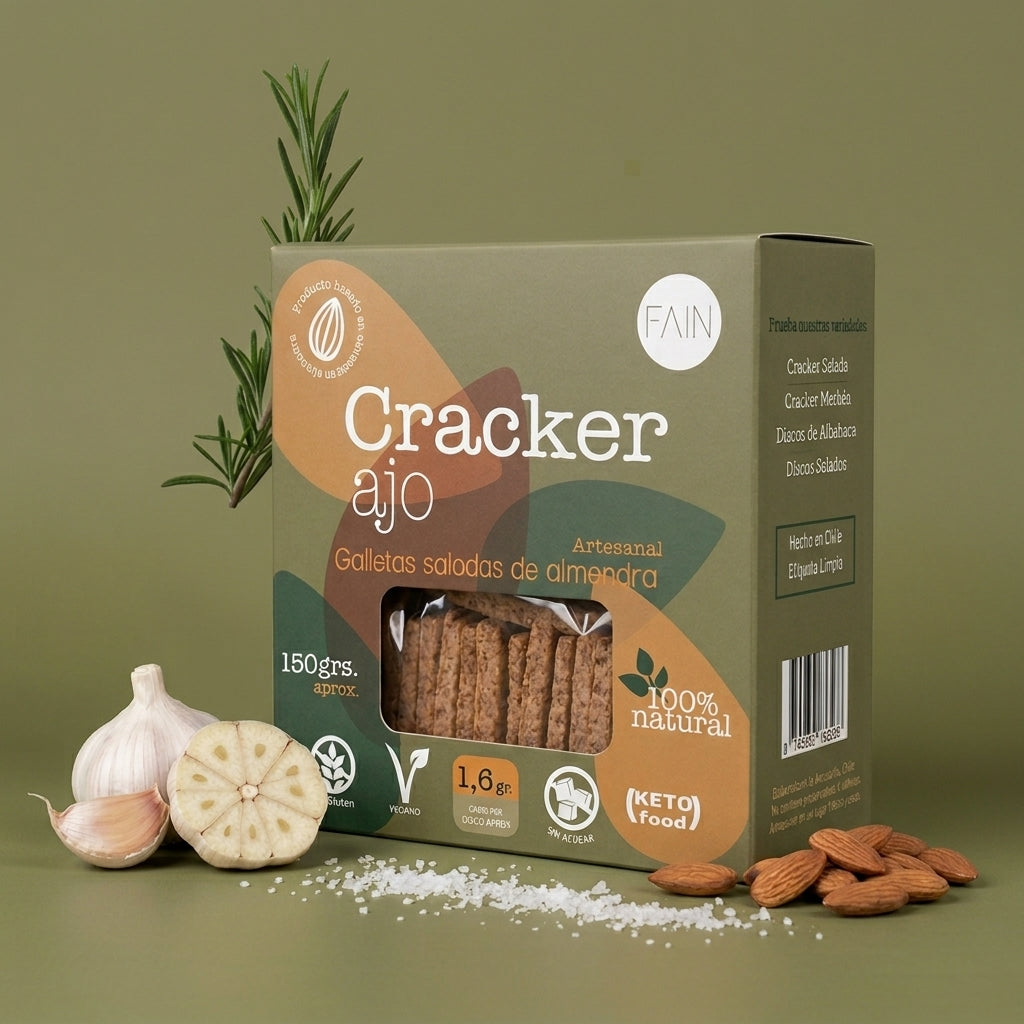 Cracker de Ajo 150 grs.