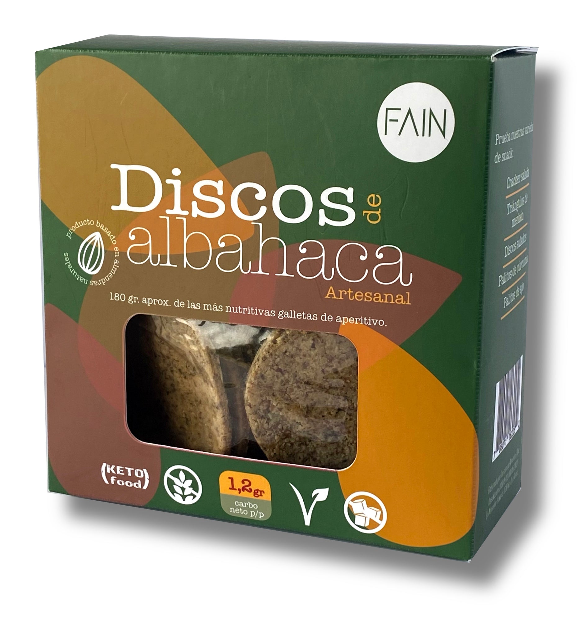 Discos de Albahaca 150 grs.